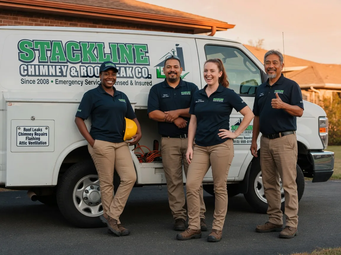 Chimney flashing repair company in Green Springs, OH